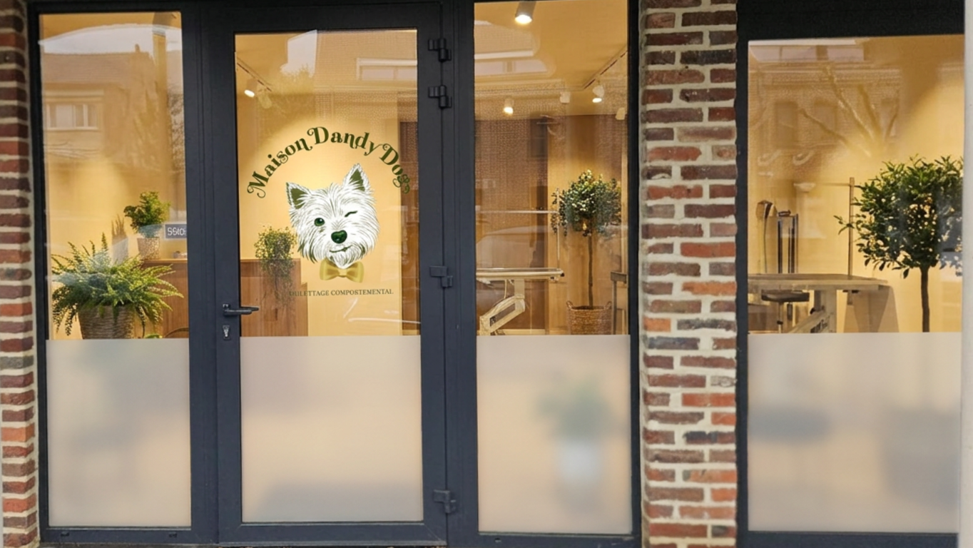 Salon Maison Dandy Dogs — façade à Incourt